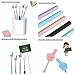 DOLANFYE Retractable Teachers Classroom Hand Pointer, Extendable Pointer Finger Stick,Mini Children Finger Reading Pointer Stick,Kindergarten Student Teacher Teaching Reading Finger Shape
