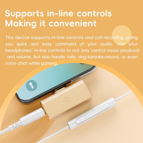 FiiO/Snowsky Tiny Portable DAC & Headphone Amplifier, Hi-Res USB DAC, PEQ Precision Tuning, PCM 384kHz/DSD256 Decoding, App/Web Control, Durable Metal Housing (Tiny B Black) - Image 6