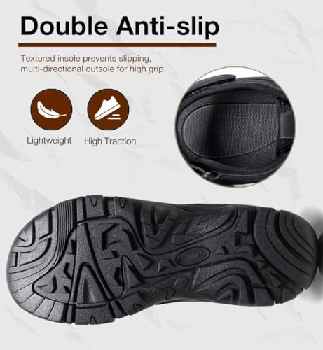 CAMEL CROWN Men's Comfortable Summer Sandals Breathable Beach Sandals Adjustable Outdoor Camping Walking Sandals Athletic Sport Sandals for Water Travel Hiking4