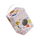 Boîte à lessive en poudre : la boîte de rangement ressemble à une machine à laver, ce qui est très réaliste, et les illustrations de dessins animés sur la boîte sont également très enfantines et adorables