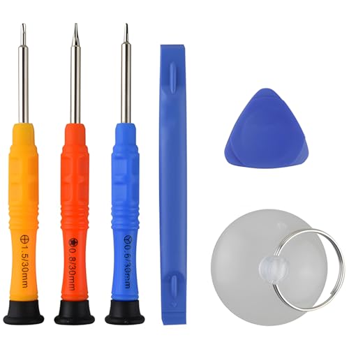 Bosreroy Kit de reparación móvil con 6 herramientas para S20 Plus, incluye ventosa, herramienta de palanca y destornilladores de precisión para reparación de pantalla y batería