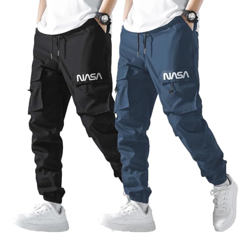 Image of Lymio Track Pant for Men || Full Elastic Regular Fit Jogger Pant || Available in Combo Pack of 2 (TP-09-11)
