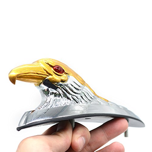 Universal Eagle Head Ornament Statue Motorcycle Bike Front Fender Mudguard for ATV Dirt