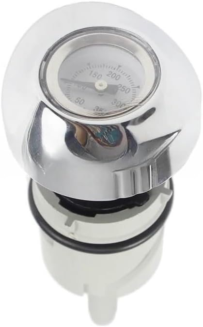 for XL for Sportsters for Forty for Eight for XL 1200X 883N 883R Motorcycle Engine Dipstick Oil Fill Cap Tank Temperature Gauge Oil Level Indicator(White)