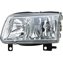 Left Headlight Compatible With Volkswagen Polo 6N2 1999 2000 2001 VP1291L Front Car Light Lamp Headlamp Driver Side Headlights Assembly Projector Chrome LHD
