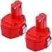Price comparison product image 2Pack 14.4V 4.8Ah Ni-MH Battery Replacement for Makita PA14 1420 1422 1433 1434 1435 1435F 192600-1 193985-8 192699 193157-5 193158-3 Compatible with Makita 14.4V Battery