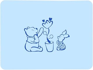 Manteles Individuales para niños, Mantel de Silicona para bebé, Impermeable, Resistente al Calor, Antideslizante, para Mesa de Cocina, portátil, fácil de Limpiar, Color Azul Oso B