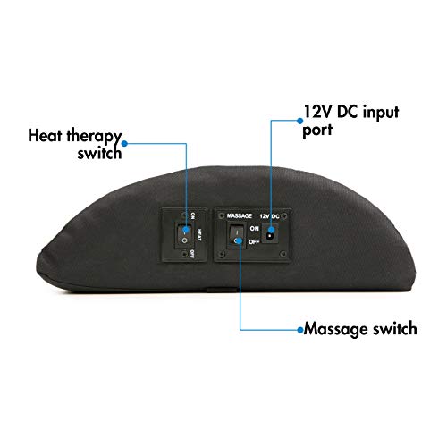 Wagan IN2514 Heated Massage Lumbar Cushion