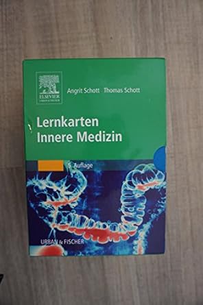Amazon.com: Lernkarten Innere Medizin: 9783437410628: Angrit Schott: Books