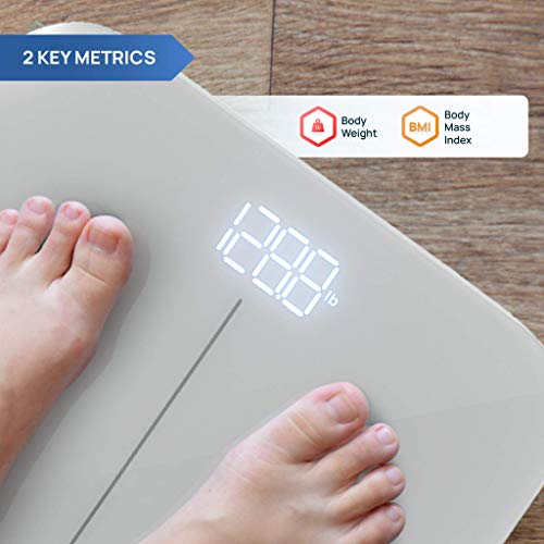 INEVIFIT Smart Premium Bluetooth Bathroom Scale: Accurate Weight & BMI Measurement