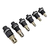 Yinhing Hand Rivet Nut Tool Mandrels Set Professional Grade Durable Rivet Nut Tool Accessories Kit for Sheet Metal Pipe Connection Industrial Automotive Construction Carbon Steel 6PCS