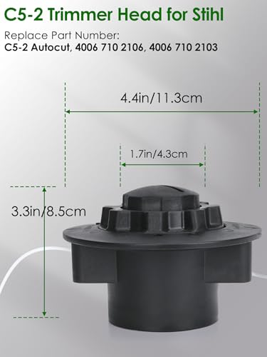 Tête de débroussailleuse C5-2 pour Stihl FS38 FS40 FS45 - 3