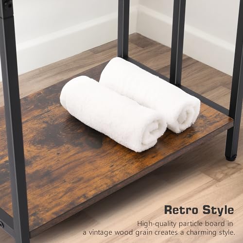 Creso Hom Freestanding Towel Rack Stand For Bathroom, 3 Tier Blanket Ladder Holder thumb #6