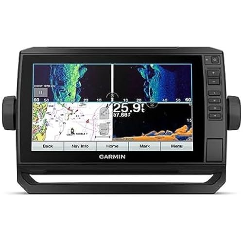 Garmin ECHOMAP UHD 94sv with GT56UHD-TM Transducer, 9"" Keyed-Assist Touchscreen Chartplotter with U.S. BlueChart G3 and Added High-Def Scanning Sonar (010-02524-01)
