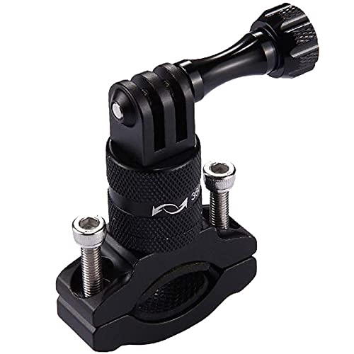 Kiowon バイク用ハンドルバー・ポールマウント シートポスト 360°回転 1/4ネジ付き for GoPro Max/hero 11/hero 10/hero 9/hero 8/7/6/5/2018/4/3+/ Osmo Action/YI 4K な