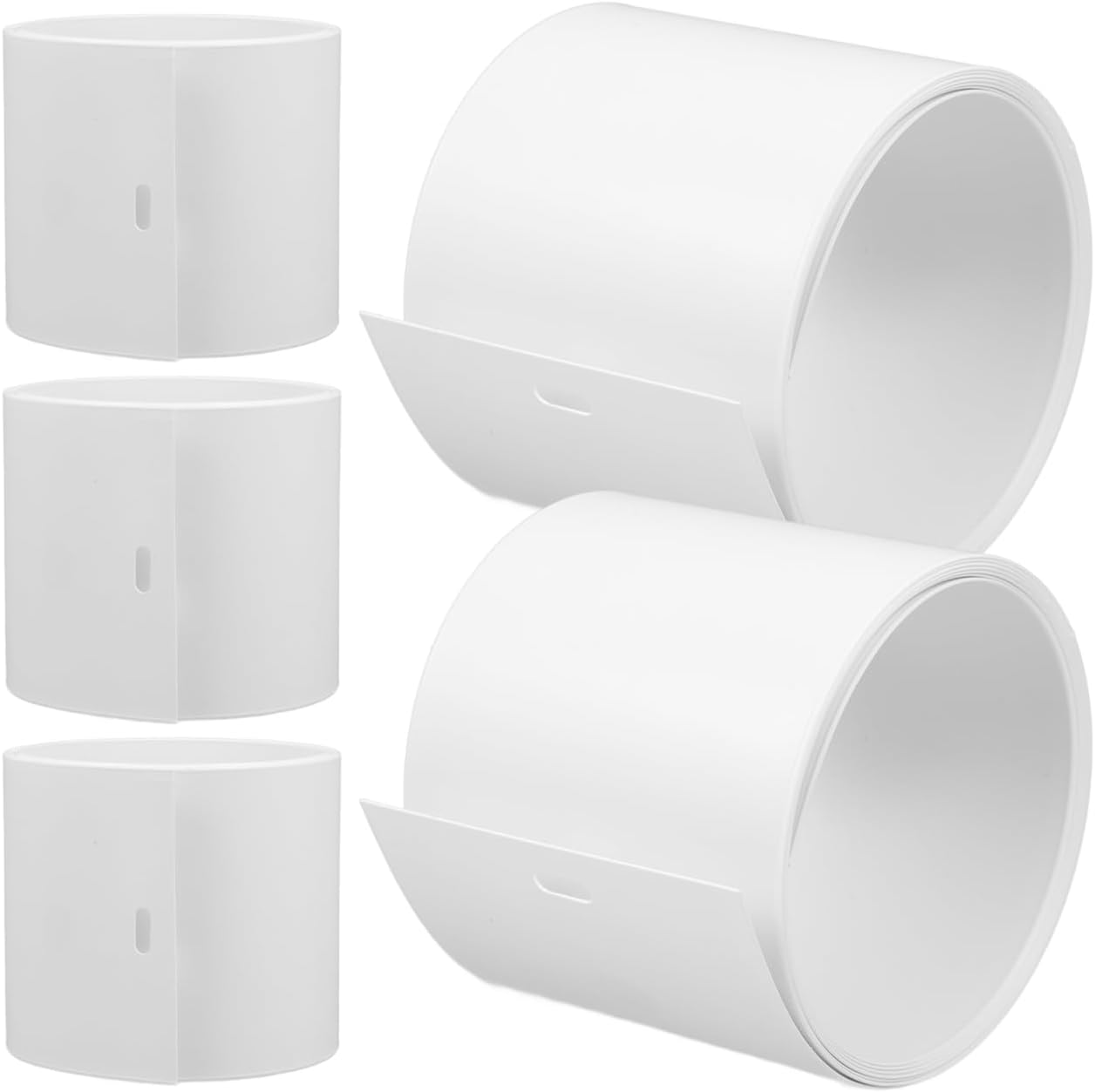 ARTIBETTER Vertical Blinds Replacement Slats - 5 Pack PVC Vertical Window Blinds Replacement Parts, 82.53 x 3.50 Inches, Easy to Install, Durable & Modern Design for Doors and Windows