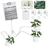 YBGGJO 自動水やり 水やり当番 自動水やり器 大容量 5.2L 3つの水出口 植物自動じょうろ 点滴灌漑 水量調節可能 水遣り当番 給水器 観葉植物 園芸 野菜に適用