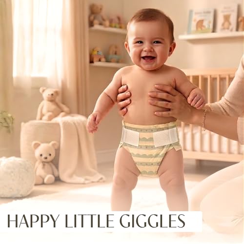 Image of CODDLE UP Taped Diapers for New Born Babies Medium Size 4-8 kgs (26 Count) | Fragrance & Paraben Free | No Lotion Infused & Leak Protection | Soft & Comfy Tape Style Diapers with Adjustable Fit