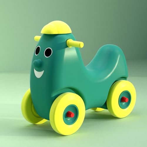Lifelong Cuppy Smiling Ride-On for Kids|Baby Car Ride On|Baby Car for 1+ Years|Push Ride On for Kids Driving|Rider for Baby|Baby Push Car Toy|Fun & Engaging Playtime (LLCKSR01),Multicolour
