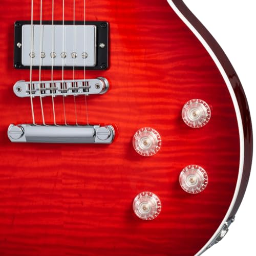 Gibson Les Paul Modern Figured Cherry Burst – Guitare Électrique à Coupe Simple - Les Beatles, Paul McCartney, John Lennon, RIngo Starr, George Harrison Gibson Les Paul Modern Figured Cherry Burst - Guitare Électrique à Coupe Simple – Image 6