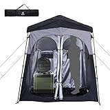 Nice C Camping Shower Tent, Instant Pop Up Privacy Changing Tent, Outdoor Shower Enclosure, Toilet Tents, Camping Bathroom, Oversize (2 Room)