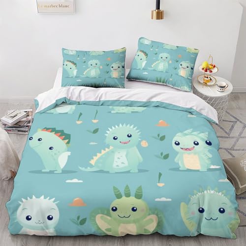 Housse de couette dragon avec fermeture éclair lit double - 2