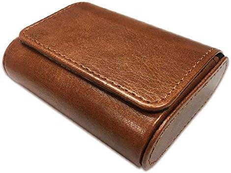Earphone Case Microfiber Leather Earbuds Storage Pouch with Magnet clip for Headphones Headset MP3 Brown Rokerworld