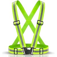 Kezidhp Chaleco Reflectante Running Ciclismo Moto Jogging |