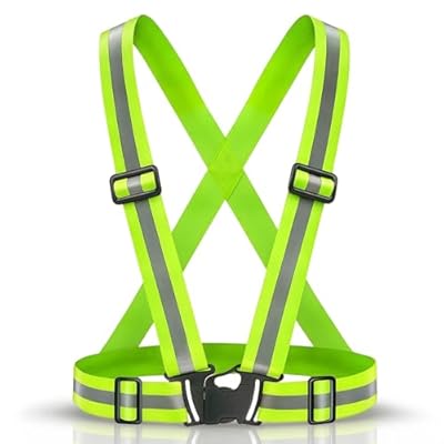 Kezidhp Chaleco Reflectante Running Ciclismo Moto Jogging | Chaleco de Seguridad Ajustable y Ligero | Alta Visibilidad para Adultos y Jóvenes | Ya disponible en tu tienda friki favorita! En mundofriki.es!