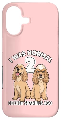 two cocker spaniels �� �ʔ����f�U�C�� �X�}�z�P�[�X iPhone 17 �p