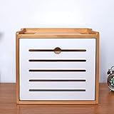 Cette étagère libère de l'espace au sol, optimisant ainsi la surface disponible et vous permettant de mieux positionner votre meuble TV dans différentes pièces comme le salon, la salle familiale, la chambre parentale, le bureau ou la salle de travail. Les prises électriques sont idéalement situées et la conception des prises sur la gauche facilite l'organisation des câbles.