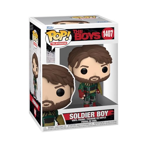 Funko POP! TV: The Boys - Soldier Boy - Figuras Miniaturas Coleccionables Para Exhibición - Idea De Regalo - Mercancía Oficial - Juguetes Para Niños Y Adultos - Fans De TV - Muñeco Para Coleccionistas