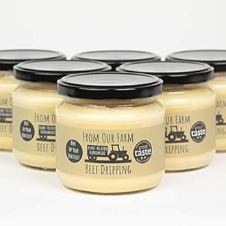From Our Farm Grass Fed Beef Dripping - 100% British Beef Tallow Case of 6