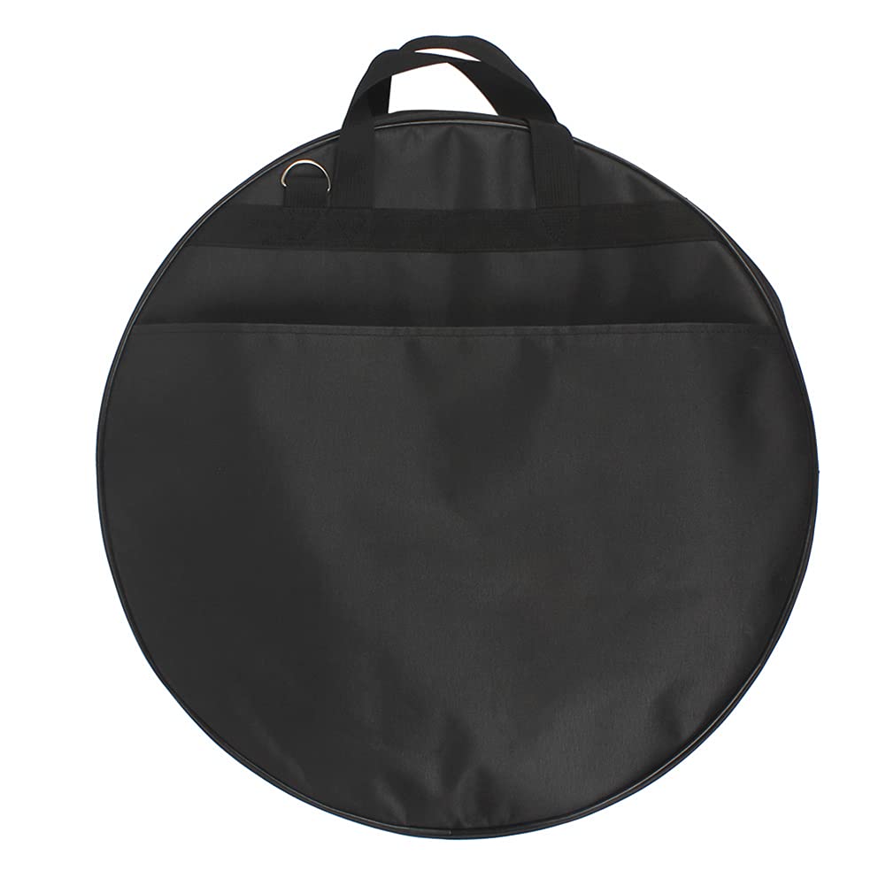 Generic Bolsa para Platillos Negra de 21 Pulgadas, Almacenamiento Duradero con Asas Reforzadas y Correa para el Hombro para Bateristas, Material 600D