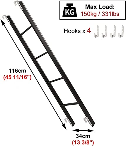 Échelle de lit superposé stable pour supprimer les risques de chute au lit - 3