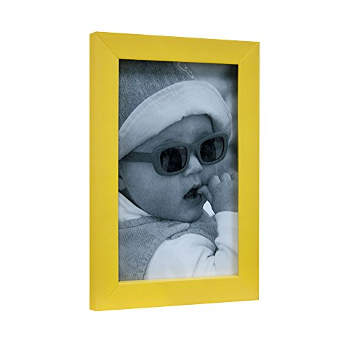 Porta Retrato Para Foto no Tamanho 10X15cm Kapos Amarelo