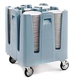 Metro PCD11A Metro Adjustable Poker Chip Dish Dolly with Antimicrobial Protection - NSF Listed, Heavy-Duty...