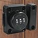 ISDVBUY 1 Pack Mechanical Password Cabinet Lock, Keyless Combination Drawer Lock Easy to Install, Portable Cabinet Door Locks for Kitchen Cabinets Office Furniture