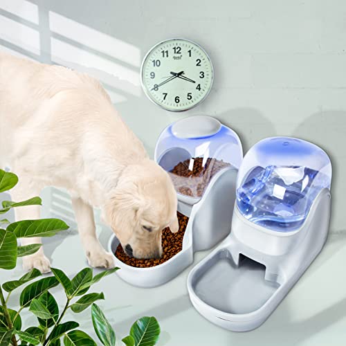 2 Pack Automatic Cat Feeders- Dog Water Bowl Dispenser and Dog Food Bowls Set Dog Feeding & Watering Supplies for Small… - Image 6