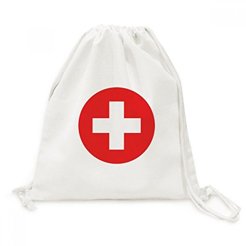 Sac à dos cordon suisse en toile solide pour éviter le poids