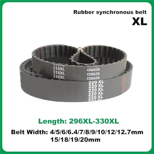 Courroie synchrone en caoutchouc XL 296XL 148Teeth haute durabilité