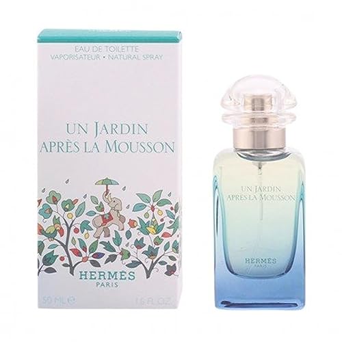 Hermes Un Jardin Apres La Mousson Eau De Toilette Spray for Men, 1.7 Ounce / 50 Ml