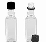 24 Square mini liquor bottles