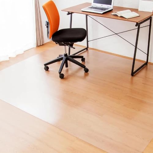 Sous-main transparent PVC 100x100 tapis écriture bureau clair - 5