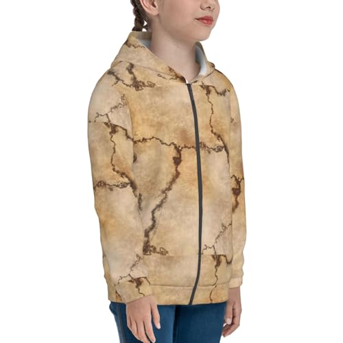 Stone Kids Pullover Hoodies Boys Zip Up Sweatshirts Girls Athletic Clothes with Pocket4