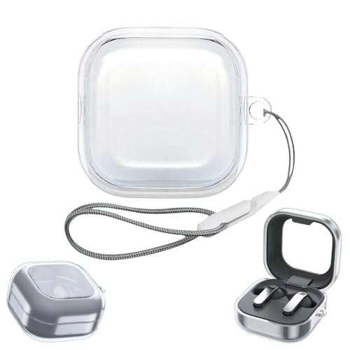 For Samsung Galaxy Buds4 / 4 Pro �Ή� �N���A�����P�[�X TPU�ی�J�o�[ ���΂݂ɂ��� �Ռ��z�� �����h�~ ���h�~ �w��h�~ �J���r�i�t�� �����^ �ی�J�o�[