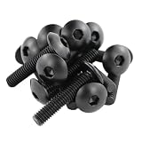 Completo pacchetto di fissaggio con spazzolini, lavastoviglie, grammetti, nubi buoni, riteneri di pressione compatibili con AN650 650 2003-2018(Black)