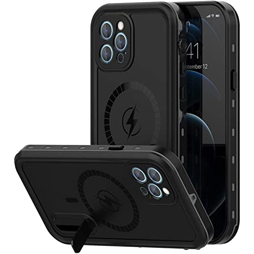 Coque iPhone 12 Pro Max MagSafe antichoc étanche intégrale avec béquille