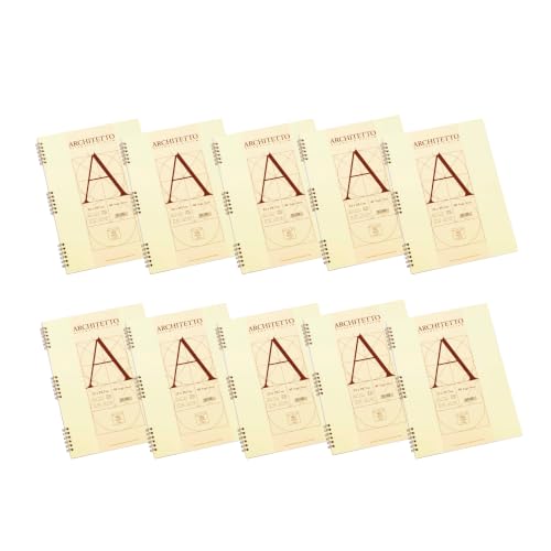 Pigna 010544210 Blocchi Architetto A4 spiralato Fg. 40 10 mm 100 gr/mq (conf.10)
