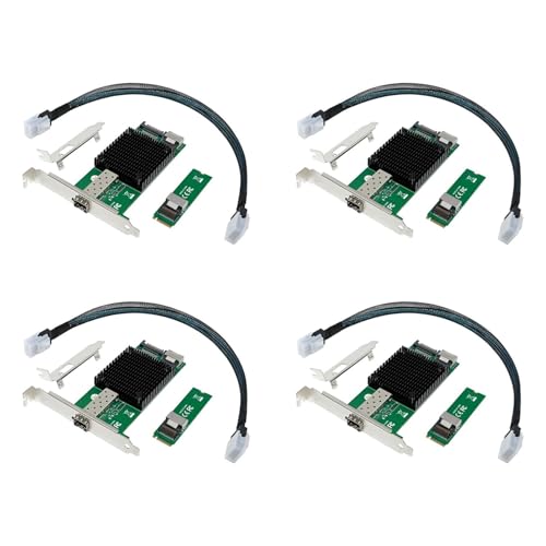 Carte Réseau Serveur M.2 10G X520-DA1 avec puce JL82599EN et fibre optique pour PC industriel